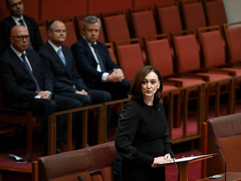 Liberal senator Maria Kovacic has used her first speech to call for housing reform. (Lukas Coch/AAP PHOTOS)