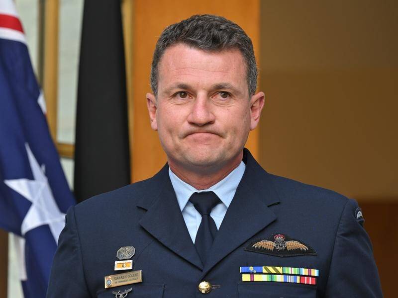 Air Vice-Marshal Darren Goldie will lead Australia's preparedness and response to cyber attacks. (Mick Tsikas/AAP PHOTOS)