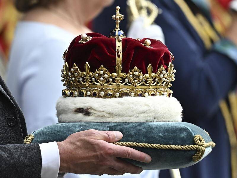 King Charles' Crown of Scotland has been used in royal ceremonies for the last five centuries. (AP PHOTO)