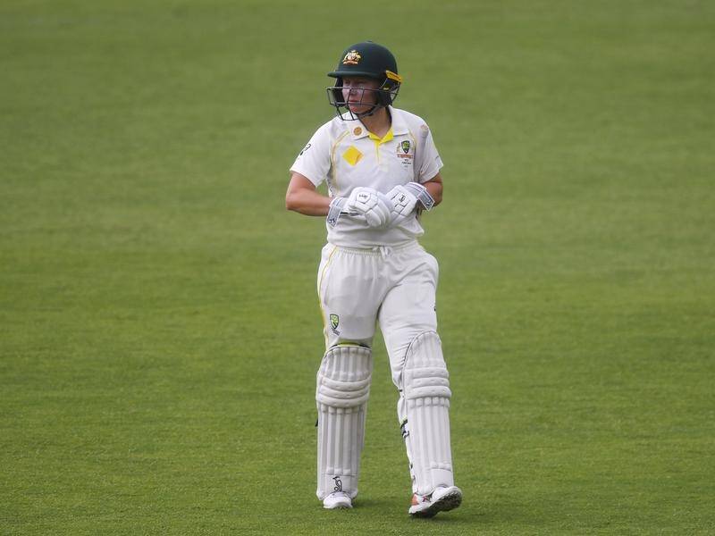Alyssa Healy's Australians have lost a Test to India for the first time. (Lukas Coch/AAP PHOTOS)